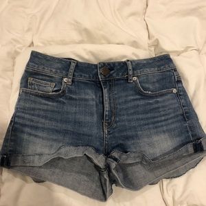 American Eagle high waisted denim shorts